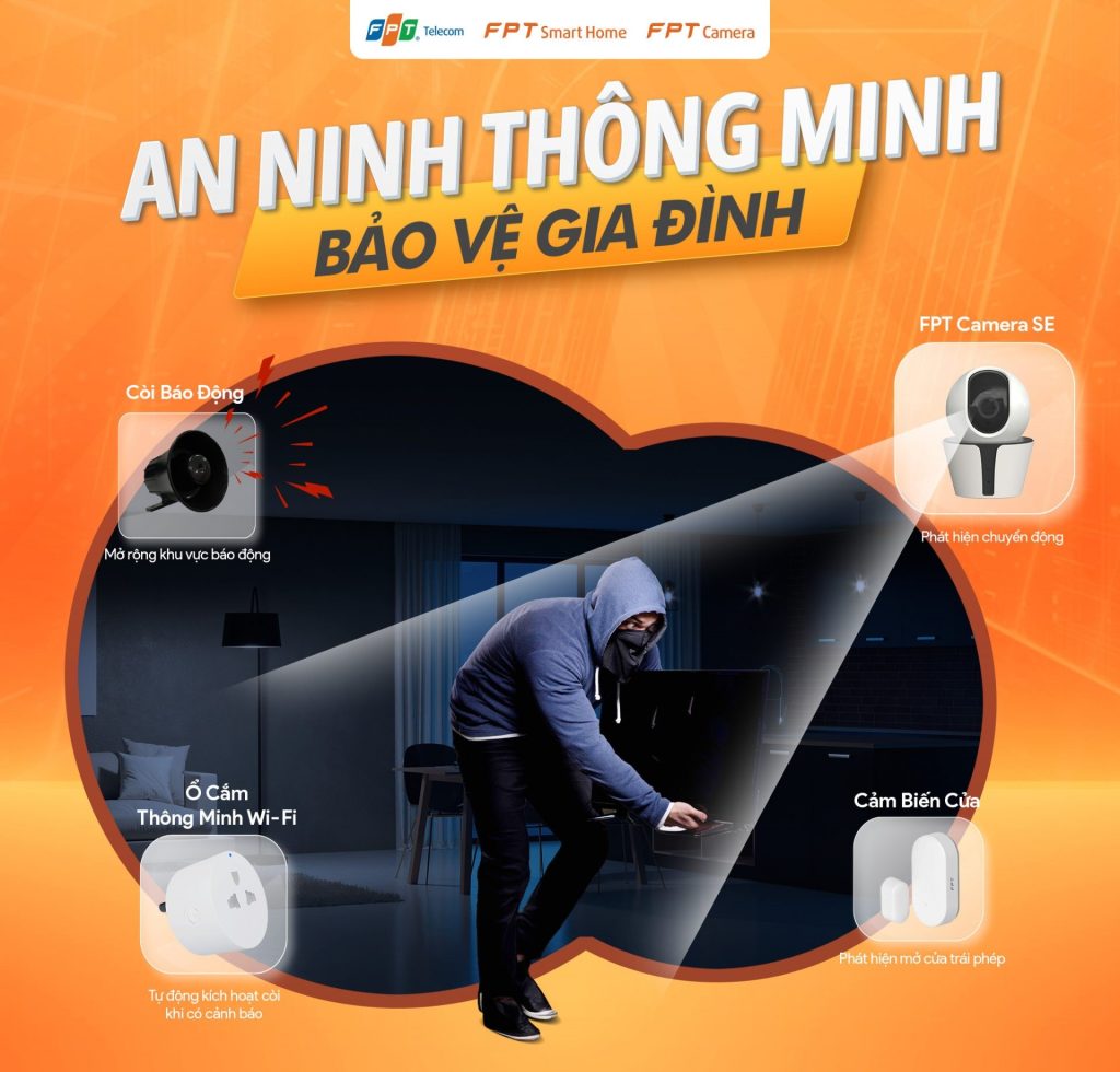 FPT Smart Home mở bán giải pháp chống trộm,báo động thông minh